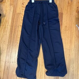 SHEIN Dark Blue Elastic Waist Pants